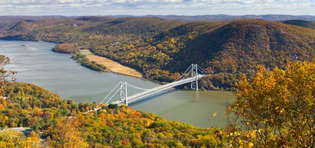 Bridge Over the Hudson River Valley